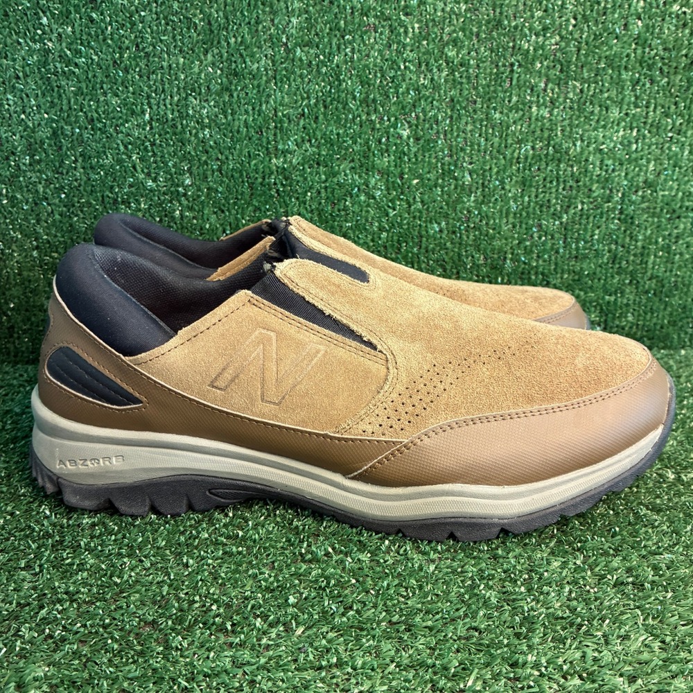 New Balance MW770BR Abzorb Suede Leather Walking Shoes Brown Mens 13 4E X-Wide